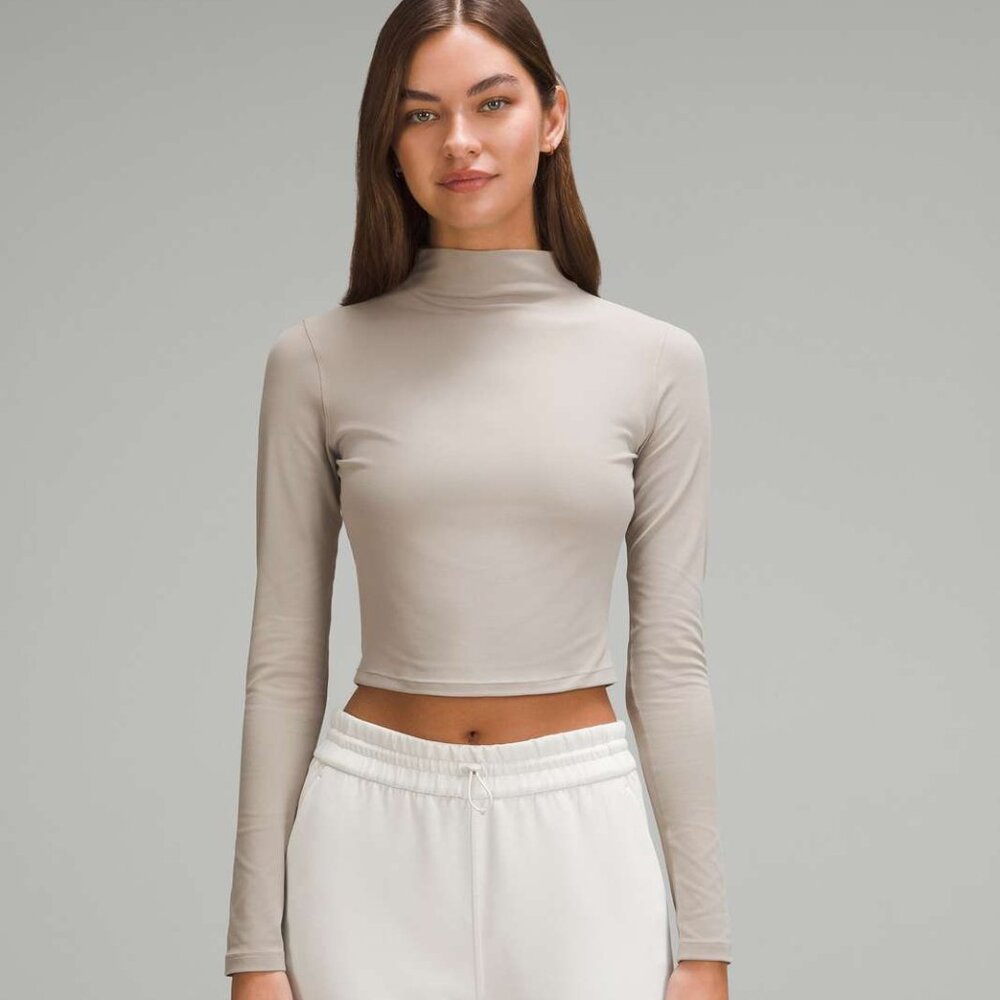 Lululemon, All Aligned Mock Neck Size 6